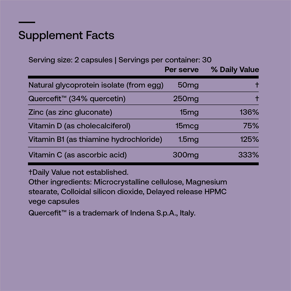 SRW Imm¹ Defence | Supports Immune System Health | 60 Vege Capsules | Supplement for Immune Response | Contains Natural Glycoprotein Isolate (Muno-IgY™) and Quercetin SRWBuy Supplements Australia
