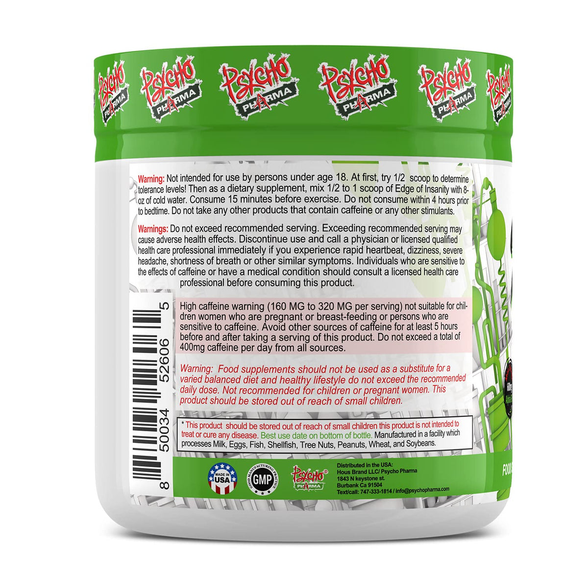 Psycho Pharma. Infinite Brain Nootropic Game Changer. Compete Win (Plato's Lemon Punch, 30 Serving) Psycho PharmaBuy Supplements Australia