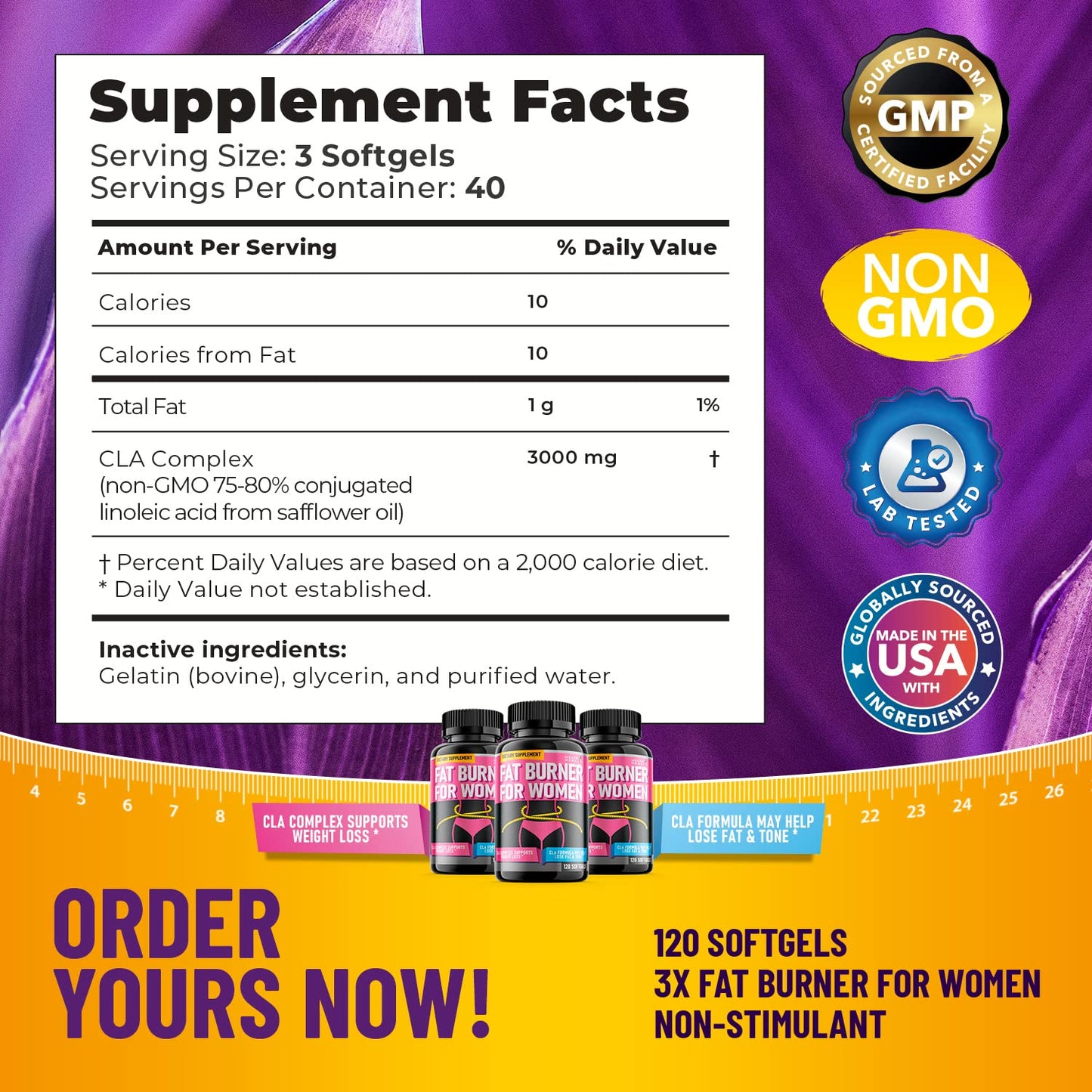Helix Heal Belly Fat Burner for Women - Lose Stomach Fat w/Softgel Diet Pills Helix HealBuy Supplements Australia