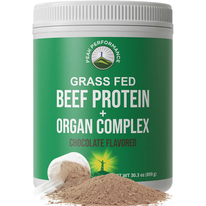 Grass Fed Beef Protein Powder + Organ Complex. Lactose Free Great Tasting Beef Protein Isolate. Animal Based Non Dairy No Whey Paleo Carnivore Supplement for Muscle Building. Chocolate Flavor Peak PerformanceBuy Supplements Australia