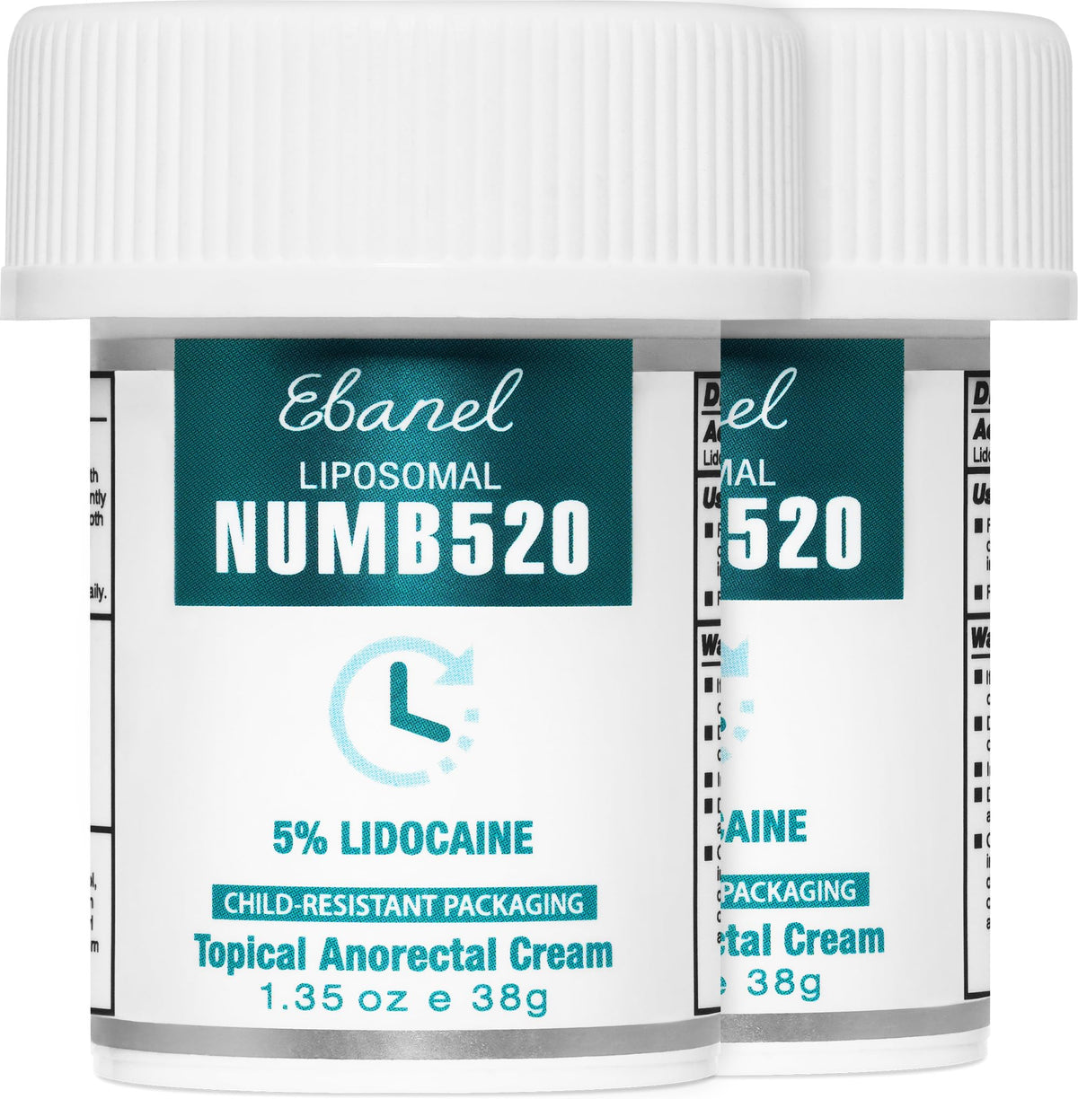 Ebanel 5% Lidocaine Numbing Cream, 2-Pack Pain Relief Burn Itch Numb Cream, Maximum Strength Topical Anesthetic with Allantoin, Vitamin E for Local and Anorectal Uses, Hemorrhoid Treatment Ebanel buy supplements Au