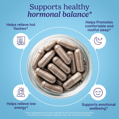 Santo Remedio Hormonal Balance for Women | Menopause Support for Hot Flashes, Night Sweats & Mood Swings | Hormone-Free Formula with Siberian Rhubarb, Chaste Tree & DIM | Doctor Juan Rivera Product Santo RemedioBuy Supplements Australia