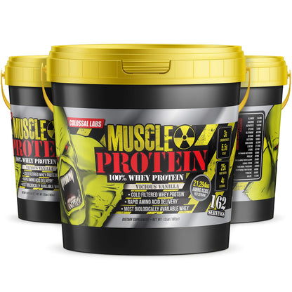 Colossal Labs Whey Protein Blend [12 Pounds/Pack of 1]–Vicious Vanilla, Cold Filtered COLOSSAL LABSBuy Supplements Australia