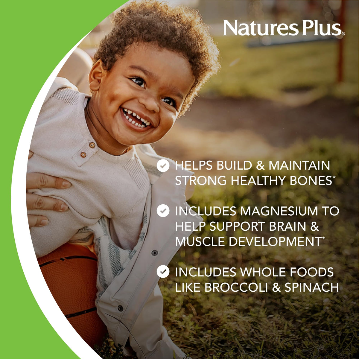NaturesPlus Animal Parade Sugar-Free Children's Calcium, Vanilla Sundae Flavor - 90 Chewable Animal Shaped Tablets, Pack of 2 - Magnesium for Bone Health - Gluten Free - 90 Servings NaturesPlusBuy Supplements Australia