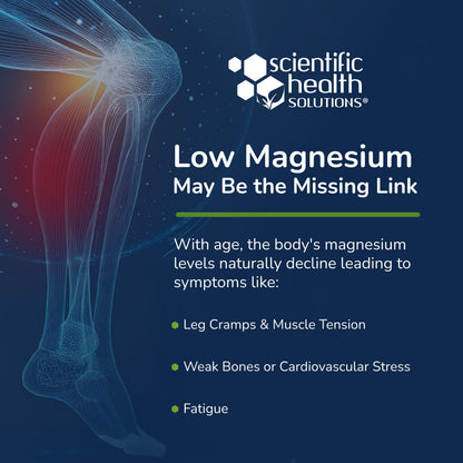 Scientific Health Solutions Magnesium Glycinate 150 mg – High‑Absorption Magnesium for Heart, Bone & Muscle Health – Supports Leg Cramps & Cardiovascular Function – Gentle on Stomach, Vegan, 60 Count Scientific Health SolutionsBuy Supplements Australia