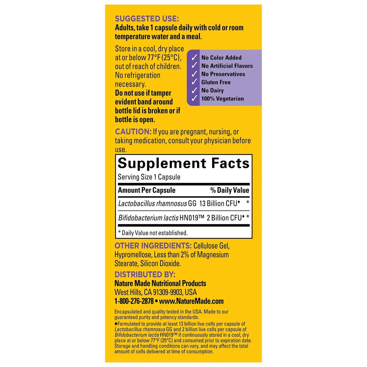 Nature Made Probiotics for Digestive Health Extra Strength 15 Billion CFU from Live Cultures, Probiotics for Women and Men, 30 Probiotic Capsules, 30 Day Supply Nature MadeBuy Supplements Australia
