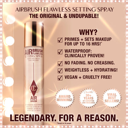 Charlotte Tilbury Airbrush Flawless Setting Spray - Ultra-Fine Hydrating Mist to Prime