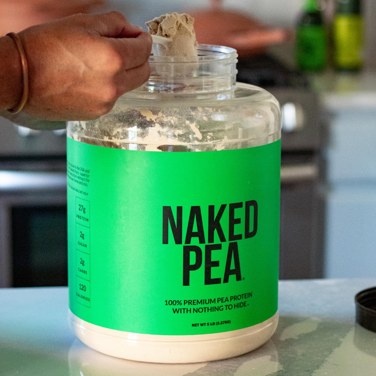 NAKED Pea - 5LB 100% Pea Protein Powder from North American Farms - Unflavored NAKEDBuy Supplements Australia