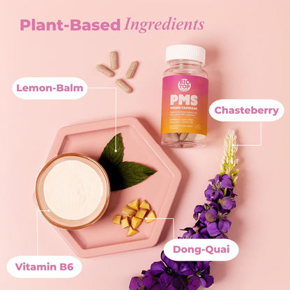 BIOTOPLEVEL PMS Support Supplement for Women & PMS Relief, Hormone Balance & Menstrual Period Relief for Cramps, Bloating & Mood Swings with Chasteberry, Vitamin B6, Lemon Balm, Dong Quai, 30 Count BIOTOPLEVELBuy Supplements Australia