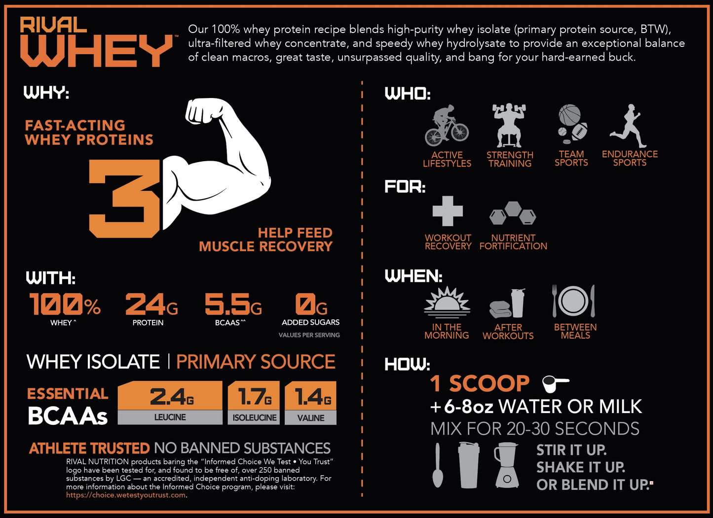 Rivalus Rivalwhey – Fruity Cereal 2lb - 100% Whey Protein, Whey Protein Isolate Primary RivalusBuy Supplements Australia