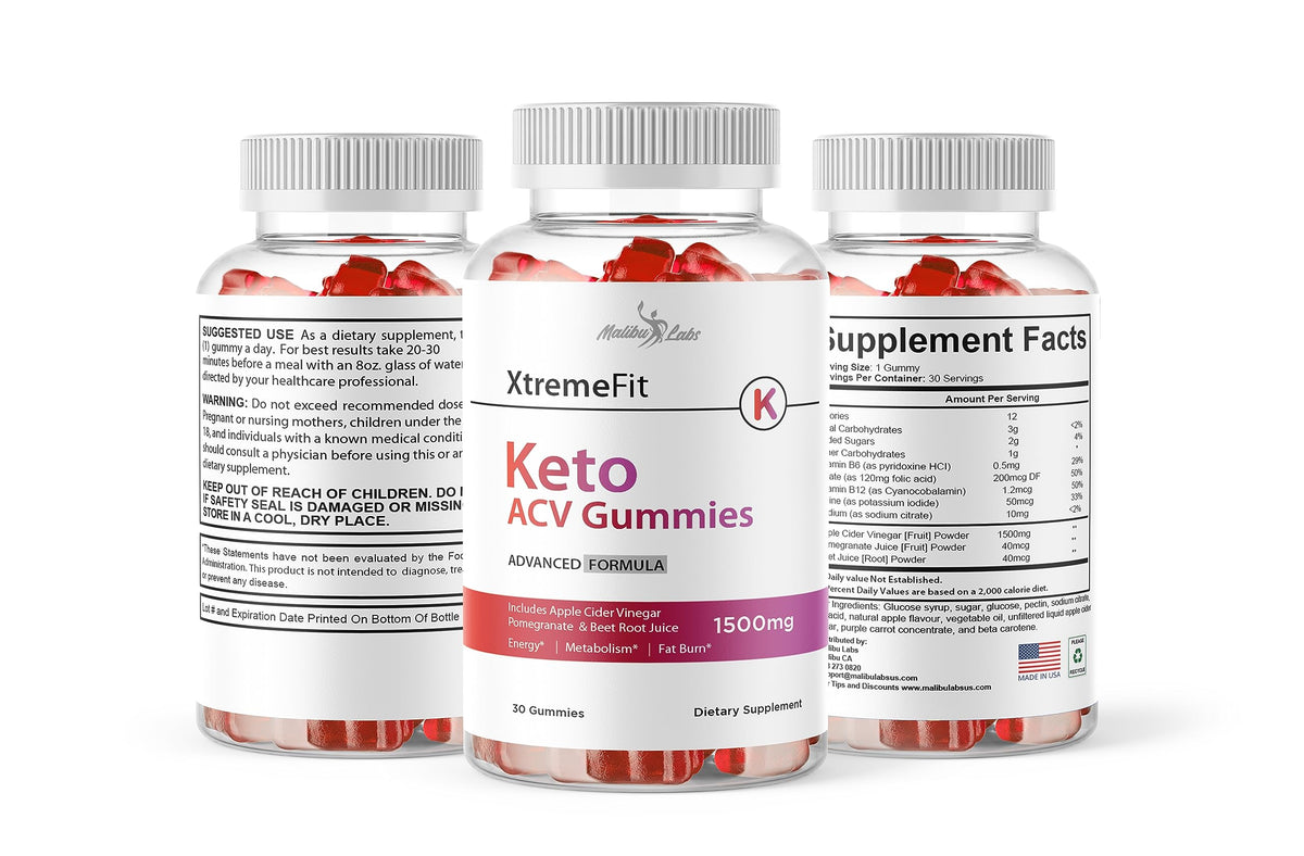 XtremeFit Keto ACV Gummies Weight Loss - 1500mg Once a Day, Strong Time Released GenericBuy Supplements Australia
