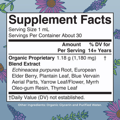 Lymphatic Support Drops by MaryRuth's | USDA Organic Lymphatic Cleanse Immune Support Supplement| Lymphatic Support with Echinacea & Elderberry | Blue Vervain | Vegan | Non-GMO | 30 Servings MARYRUTH'SBuy Supplements Australia
