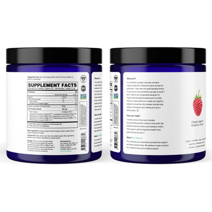 Ora Organic Prebiotic and Probiotic Powder Supplement - 20 Billion Probiotics, 7 Strains for Best Prebiotic Powder, Non-GMO, Probiotics for Women, Men & Kids - Apple Raspberry Flavor, 30 Servings… Ora OrganicBuy Supplements Australia