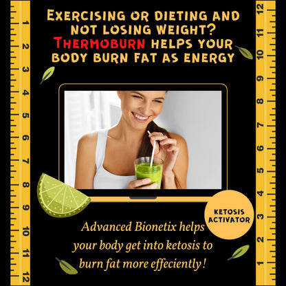 ThermoBurn™ Ketosis Activator Keto Pills + Apple Cider Vinegar Capsules Fat Burner Advanced BionetixBuy Supplements Australia