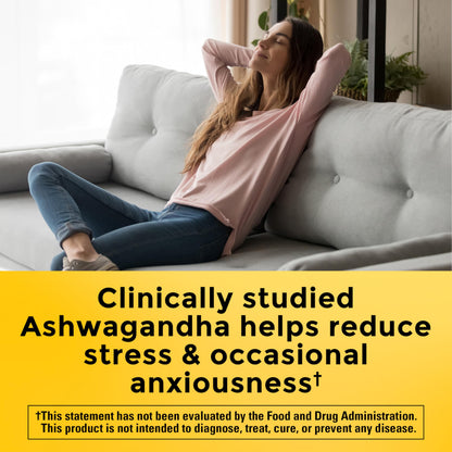 Nature Made Ashwagandha Capsules 125mg for Stress Support, Ashwagandha Supplements, 60 Capsules, 60 Day Supply Nature MadeBuy Supplements Australia