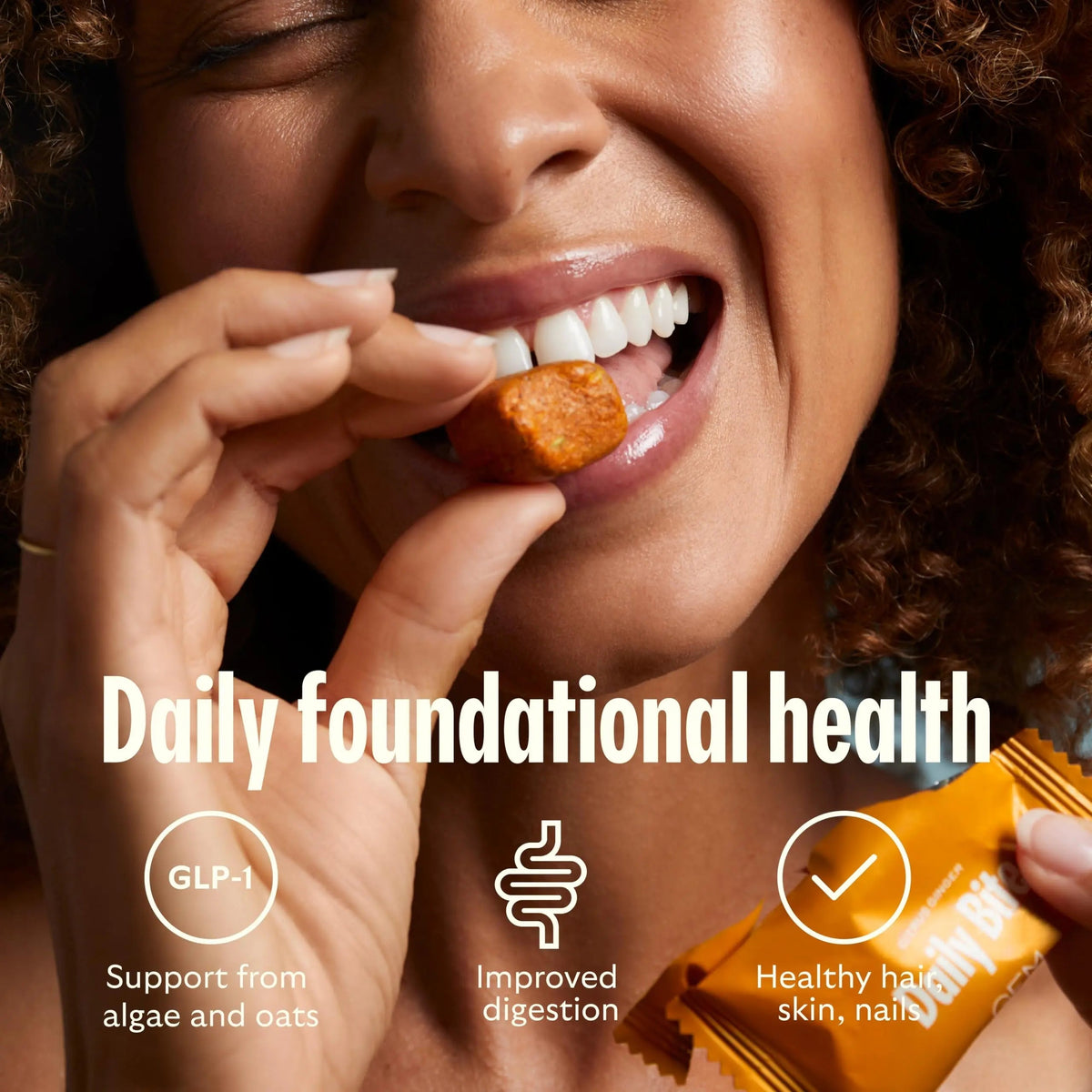 GEM Daily Bite for Women & Men, with 20+ Vitamins, Minerals & Superfoods Like Zinc, Vitamin D, B-Complex, K, Turmeric, Fiber & Prebiotics GEM