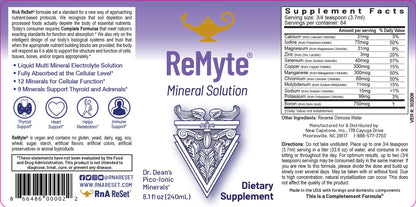 RnA ReSet ReMag & ReMyte – Liquid Magnesium and Multi-Mineral Supplement Bundle, 8.1 Fl Oz Each (2-Pack) NSF Certified RnA ReSetBuy Supplements Australia