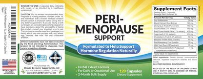 Perimenopause Support (2-Month) Supplement Blend | Women's Health & Hormone Support with 11 Herbs & Extracts | Female Hormonal Balance Supplements | 60-Day Bulk Supply | 120 Capsules Elevate Recovery SupplementsBuy Supplements Australia