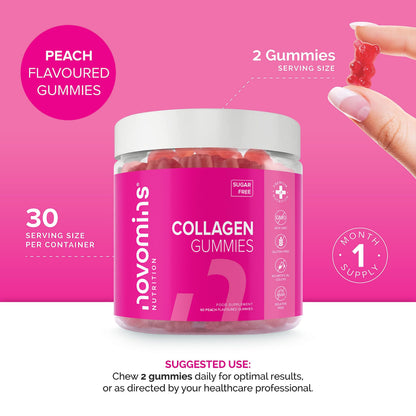 Collagen Gummies - Sugar Free Marine Collagen Gummies - Superior Type 1 Hydrolysed Collagen novominsBuy Supplements Australia