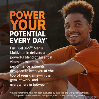 21st Century Full Fuel 365 Active Men’s Multivitamin, 120 Tablets, Daily Vitamins and Minerals for Energy, Muscle Support, Immune Health, No Gluten 21st Century