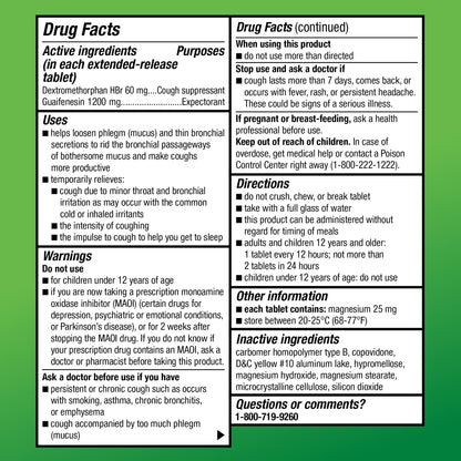 Amazon Basic Care Maximum Strength Mucus DM, Expectorant and Cough Suppressant Extended-Release Tablets, 42 Count Amazon Basic Care buy supplements Au