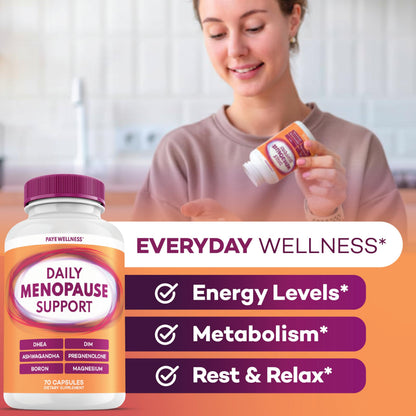 Menopause and Perimenopause Supplement for Women 10-1 Relief Formula for Hot Flashes, Night Sweats, Mood, Energy & Hormone – DIM, Ashwagandha, Vitamin D, DHEA, Zinc, Magnesium 2-Pack, 140 Capsules PAYÉBuy Supplements Australia