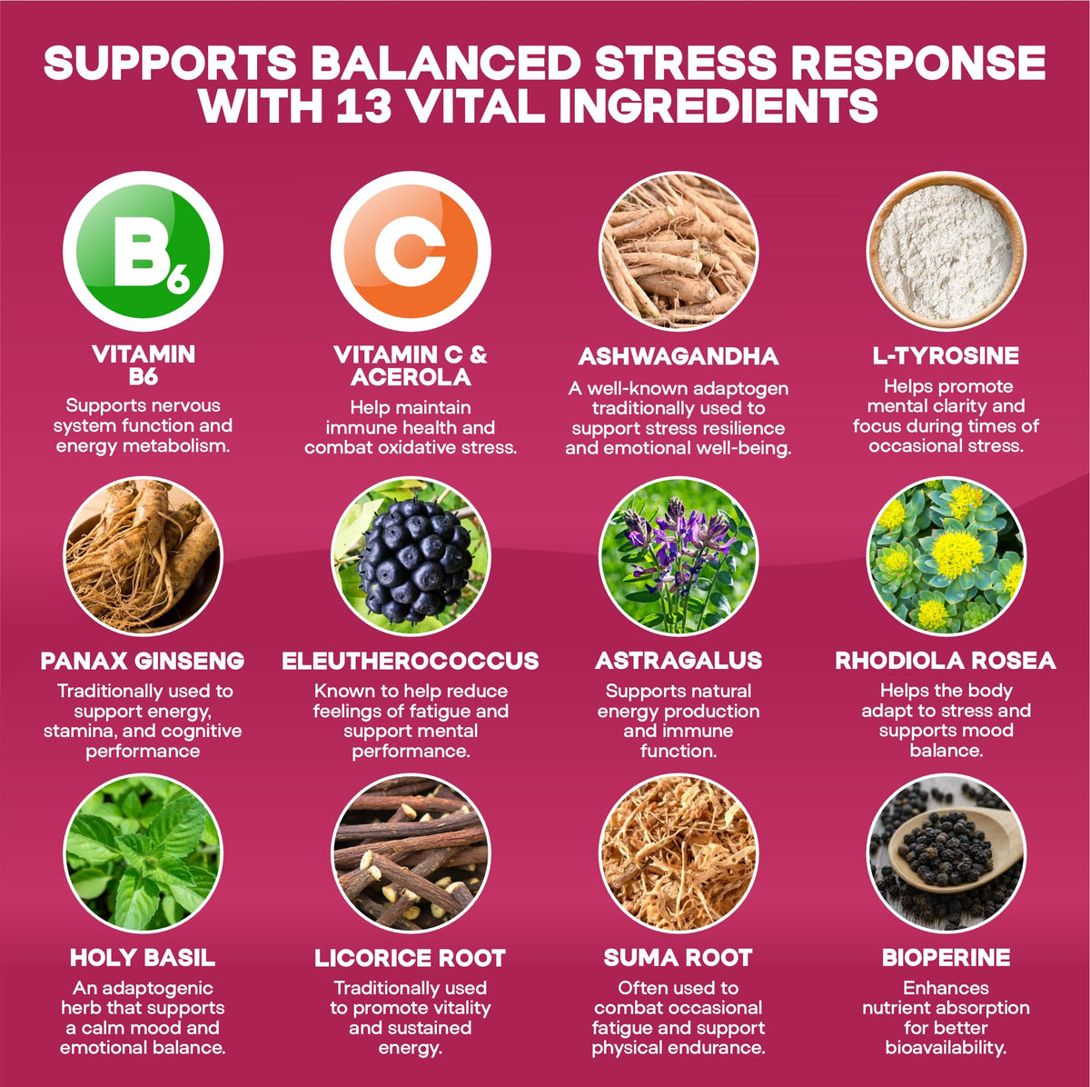 HerbaMe Cortisol Manager Supplement and Balance Mood with Ashwagandha & L-Tyrosine, 120 Capsules, Helps Maintain Healthy Energy Levels and Stress Relief, Fatigue Reducer Pills HerbaMeBuy Supplements Australia
