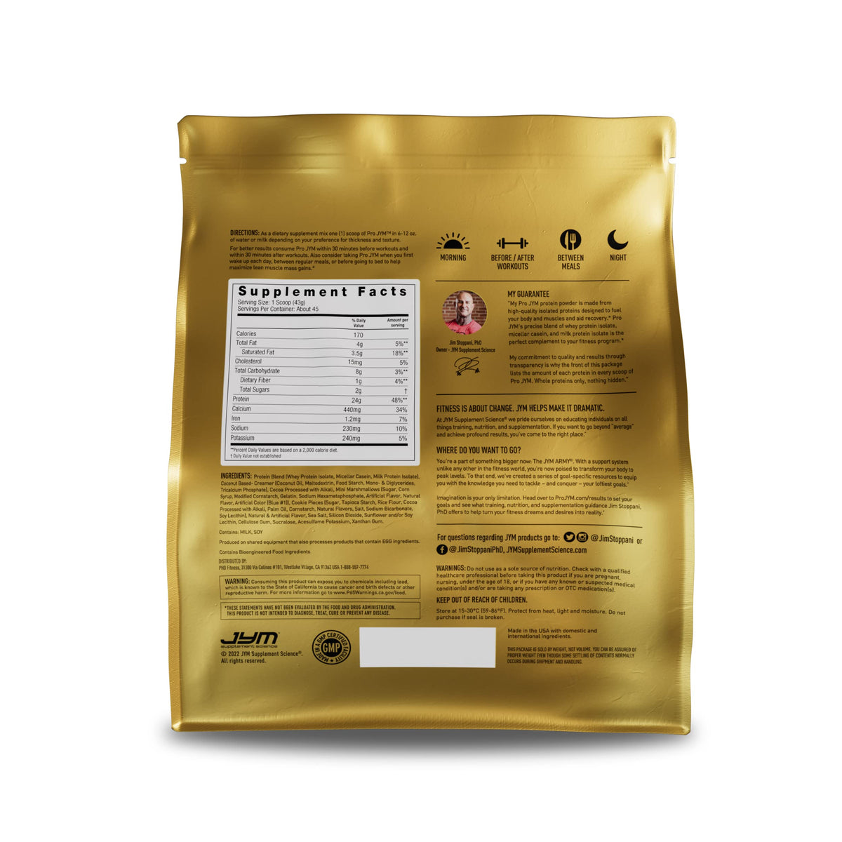 Pro JYM Protein Powder - Egg White, Milk, Whey Protein Isolates & Micellar Casein JYM Supplement ScienceBuy Supplements Australia