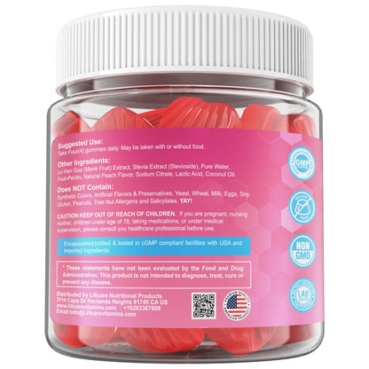 Creatine for Women Gummies, Micronized Creatine Monohydrate + Myo-Inositol, Collagen Peptides, BCAAs, Hyaluronic Acid, Vitamin B6 B12, Zinc for Enërgy, Föcus, Hörmonal Balance, Sugar Free, 120 Counts LILICAREBuy Supplements Australia