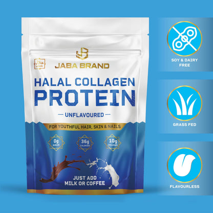 JABA BRAND - Halal Bovine Collagen Protein Powder for Hair, Nails, Joints and Skin JABA BRANDBuy Supplements Australia