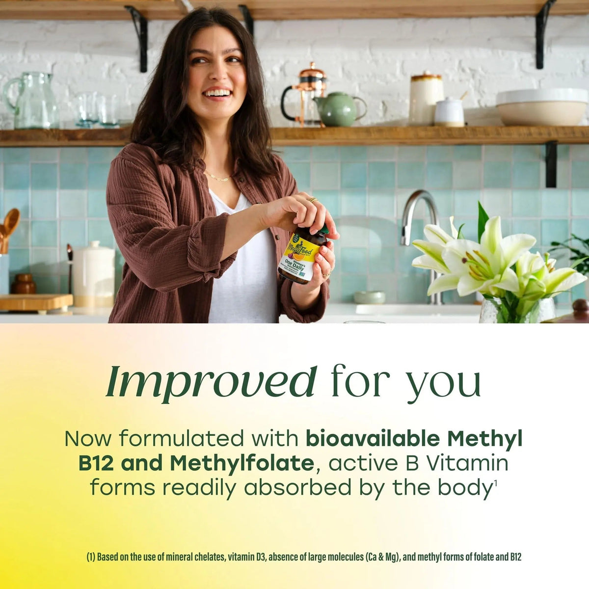 MegaFood Womens Multivitamin One Daily - Multivitamin for Women - Vitamin C, Vitamin D, Iron & B Vitamins - Bone MegaFoodBuy Supplements Australia