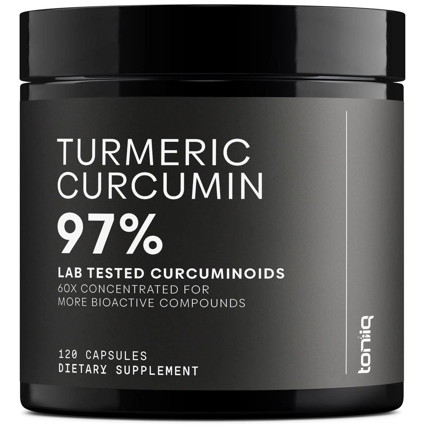 Turmeric Curcumin - Ultra High Potency 60:1 Extract with 97% Curcuminoids - 1200mg Per Serving - Black Pepper & MCT Oil for Enhanced Absorption - Third-Party Lab Tested - 120 Capsules Toniiq buy supplements Au