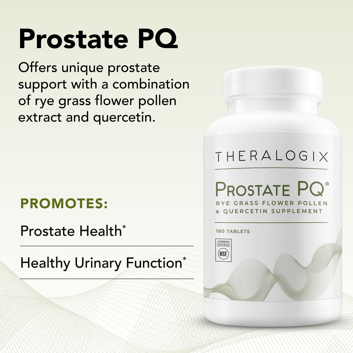 Theralogix Prostate PQ - Rye Grass Pollen Extract & Quercetin Supplement - 90-Day TheralogixBuy Supplements Australia