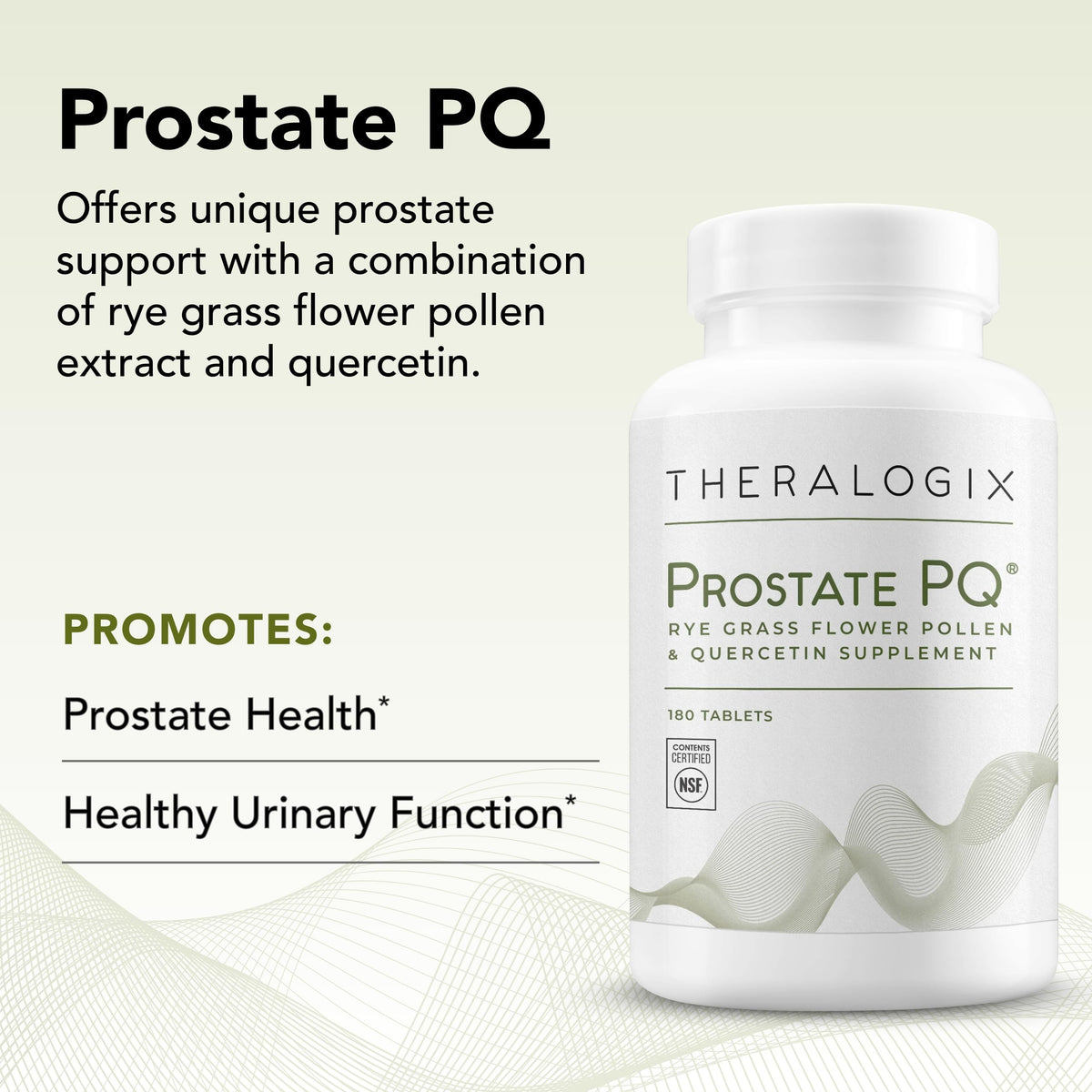 Theralogix Prostate PQ - Rye Grass Pollen Extract & Quercetin Supplement - 90-Day TheralogixBuy Supplements Australia
