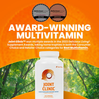 SaltWrap Joint Clinic - Multivitamin for Joint Health and Recovery - with Type II Collagen, C3 Turmeric, Cissus, and Hyaluronic Acid - 224 Capsules SaltWrapBuy Supplements Australia