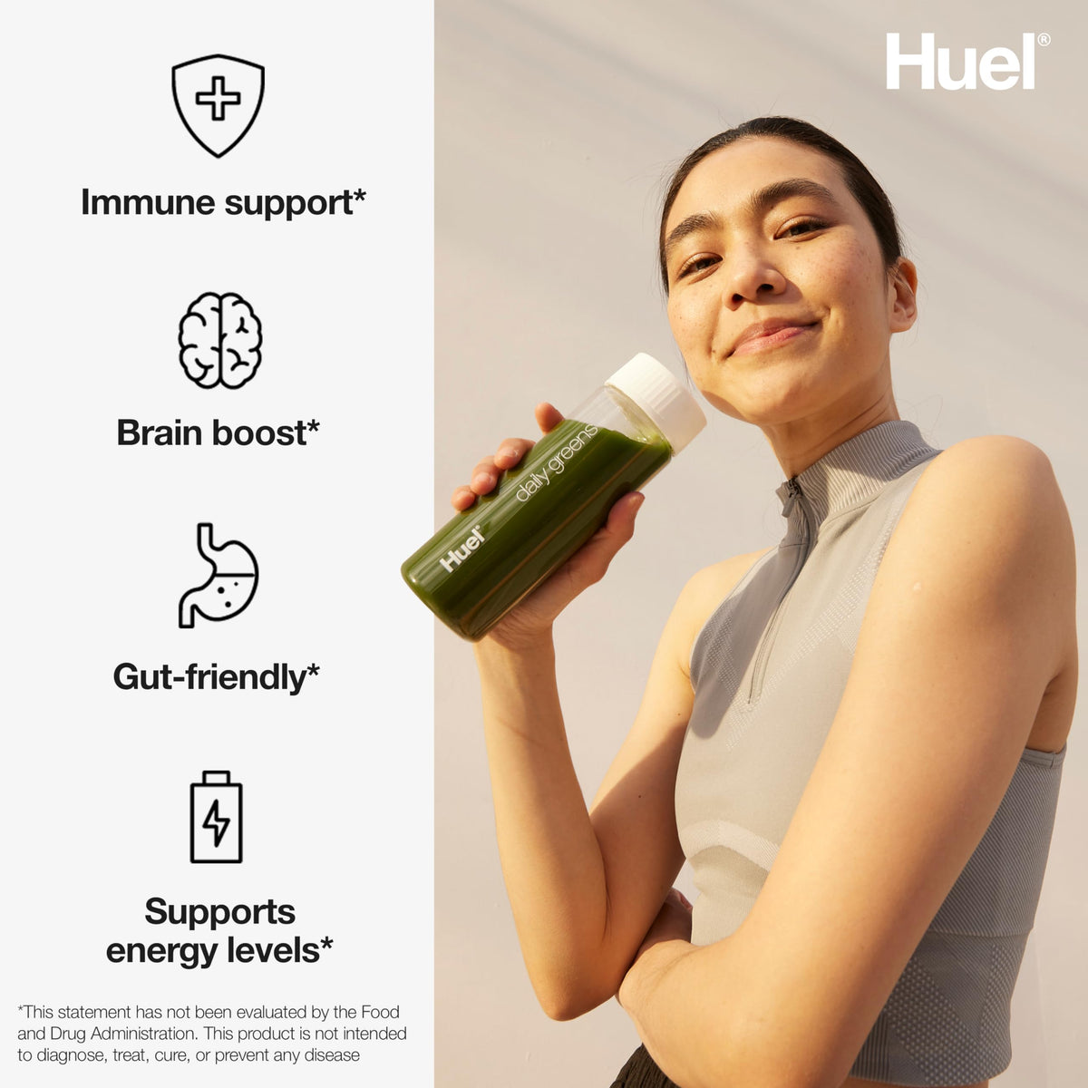 Huel Daily Greens | Superfood Greens Powder | 91 Vitamins, Minerals, and Wholefood HuelBuy Supplements Australia