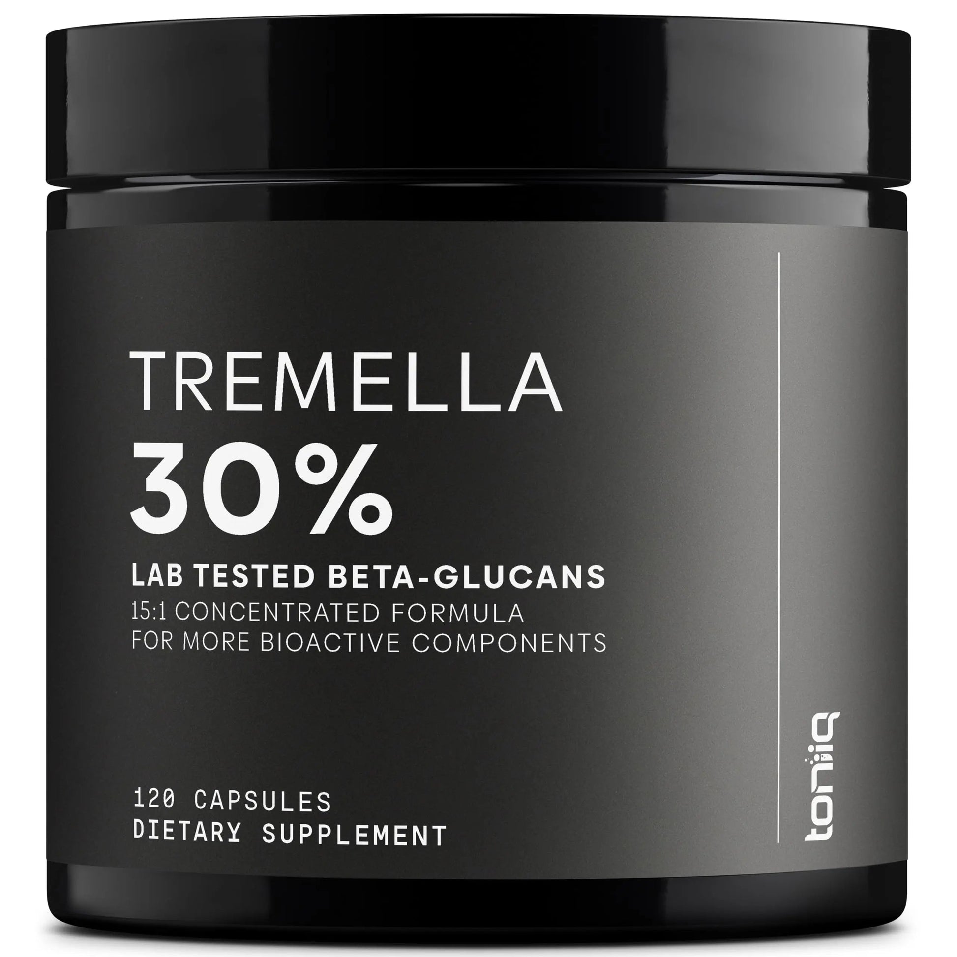 Tremella Mushroom Ultra High Potency 15:1 Extract with 30% Beta Glucans - Pure & Concentrated Formula - Third-Party Lab Tested for Purity & Quality - 120 Capsules Toniiq buy supplements Au