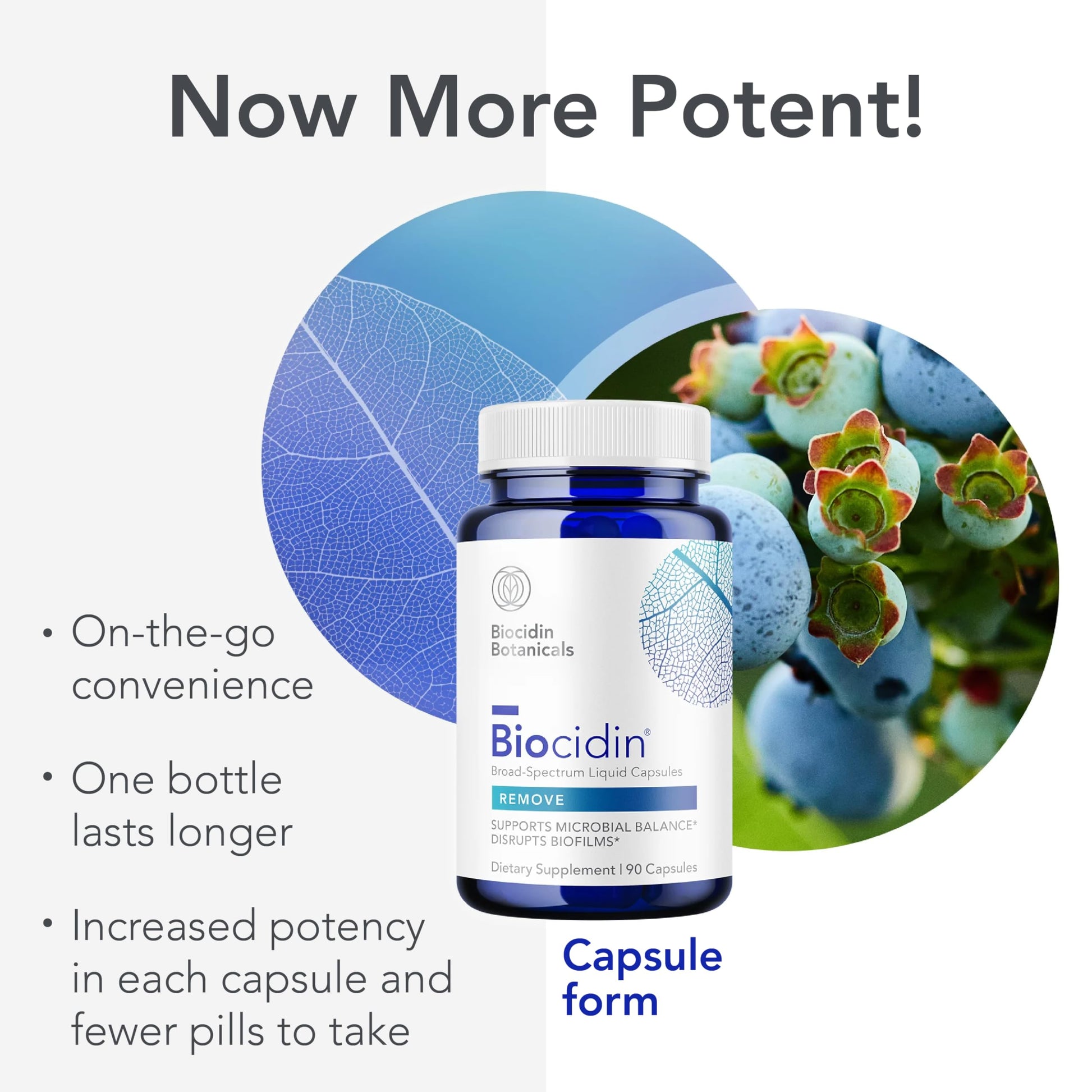 Biocidin Capsules - Biofilm Disruptor - Supports Gut Detox Cleanse, Healthy Microbial Balance, Immune Function & Gut Health - Professional-Grade Herbal Supplement Bio-Botanical Research canada supplements