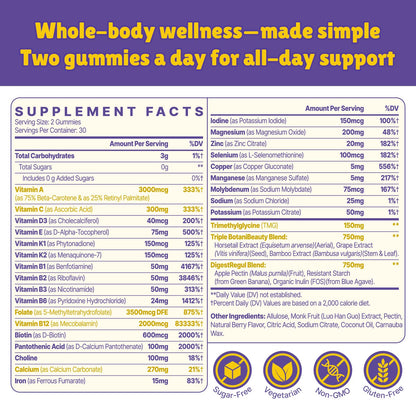 Vylarithonixa Methylated Multivitamin Gummies for Women – MTHFR Supplement Contains Methylfolate, Methylated B12, TMG & Vitamins A C E K – Energy, Immune & Skin Support VylarithonixaBuy Supplements Australia