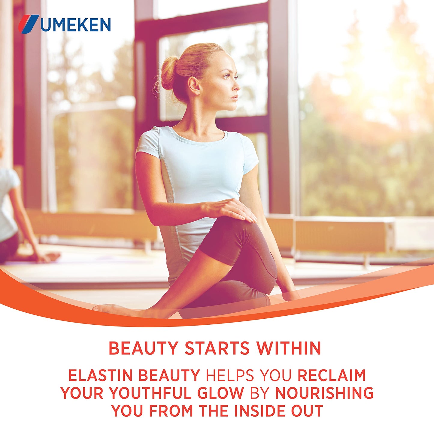 Umeken Elastin Beauty Powder Supplement with Collagen Peptides, Hyaluronic Acid, Vitamin C and Mangosteen Fruit, Women’s Health and Wellness, 1 Month Supply, 60 Packets Umeken buy supplements Au