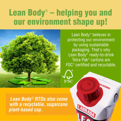 Lean Body Ready-to-Drink Vanilla Protein Shake, 40g Protein, Whey Blend, 0 Sugar, Gluten LabradaBuy Supplements Australia