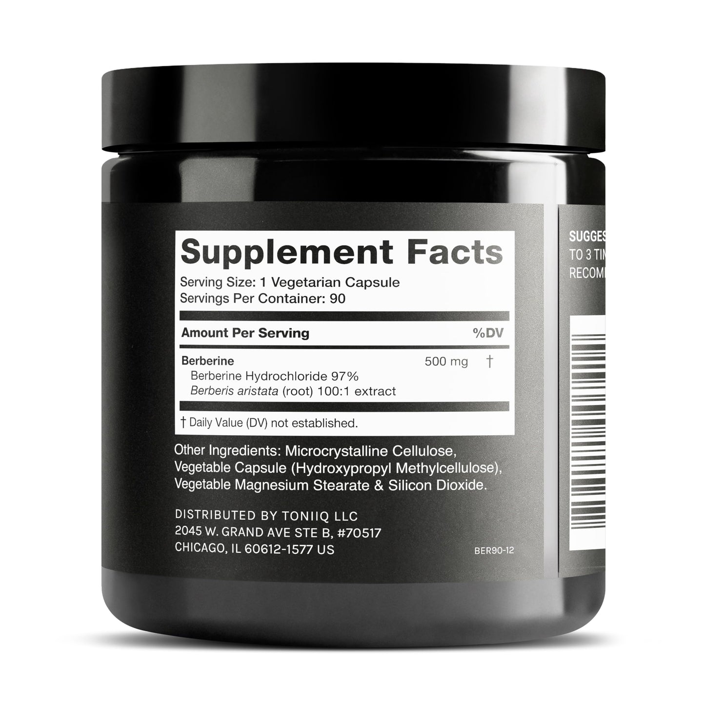 Toniiq Ultra High Strength HCl from The Himalayas - 100:1 Concentrated Extract - Lab-Tested 97% - 90 Vegetarian Capsules
