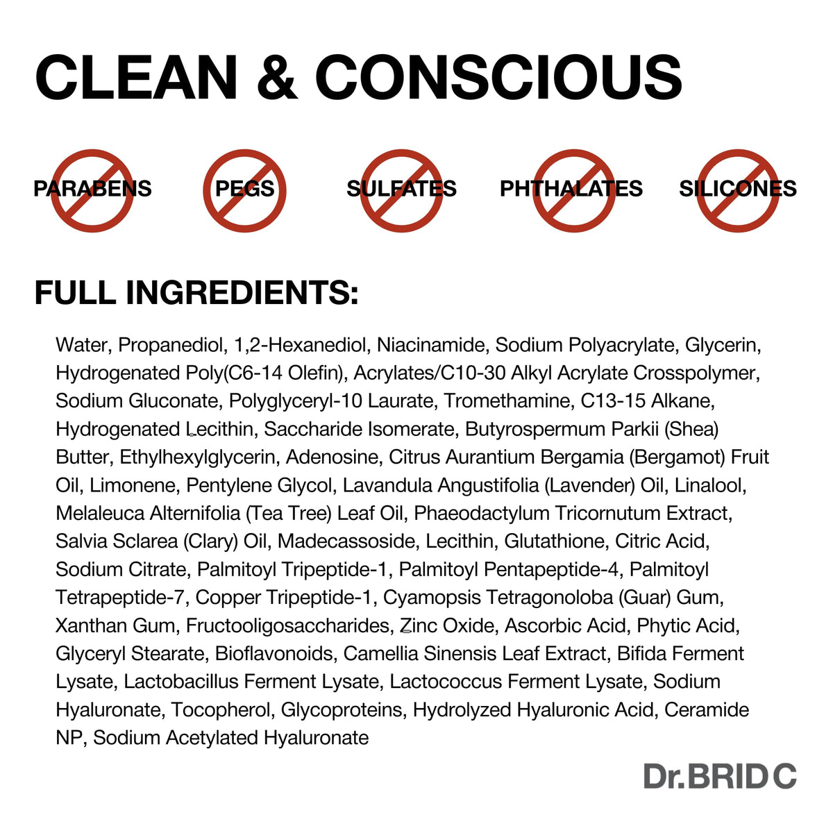 Dr.BRID C Soothing Barrier Face Serum - Instant Cooling & Calming Relief with Peptides, Cica & Microbiome, Helps Restore Barrier Resilience for Sensitive Skin, Fragrance-Free, 1.01 fl.oz. Dr.BRID C buy supplements Au