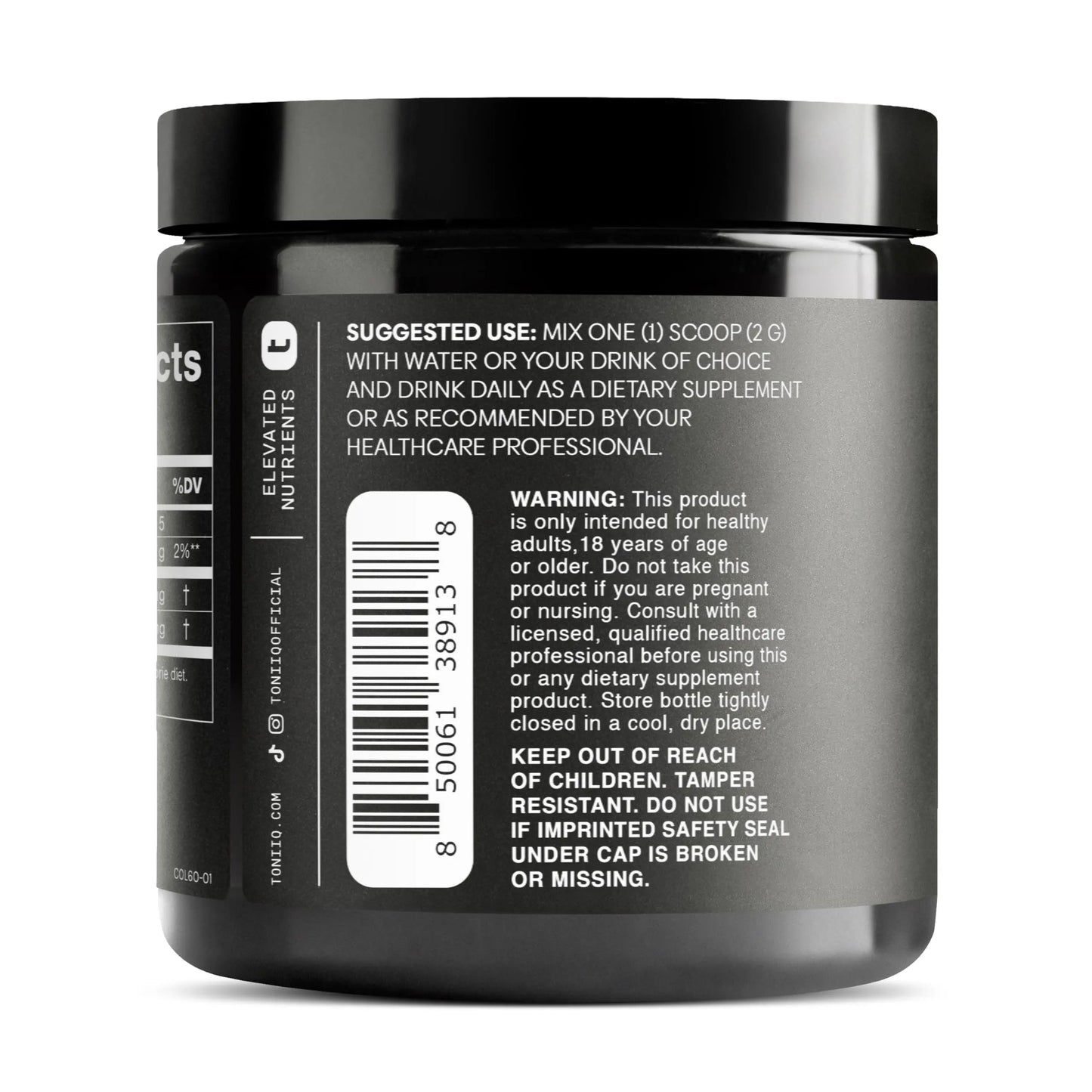 Ultra High Strength Bovine Colostrum Powder - 50% IgG - 2,000mg per Serving - Third Party Tested for Potency - Supports Immune, Gut, and Skin Health - 30 Servings -Premium Bovine Colostrum Supplement Toniiq buy supplements Au