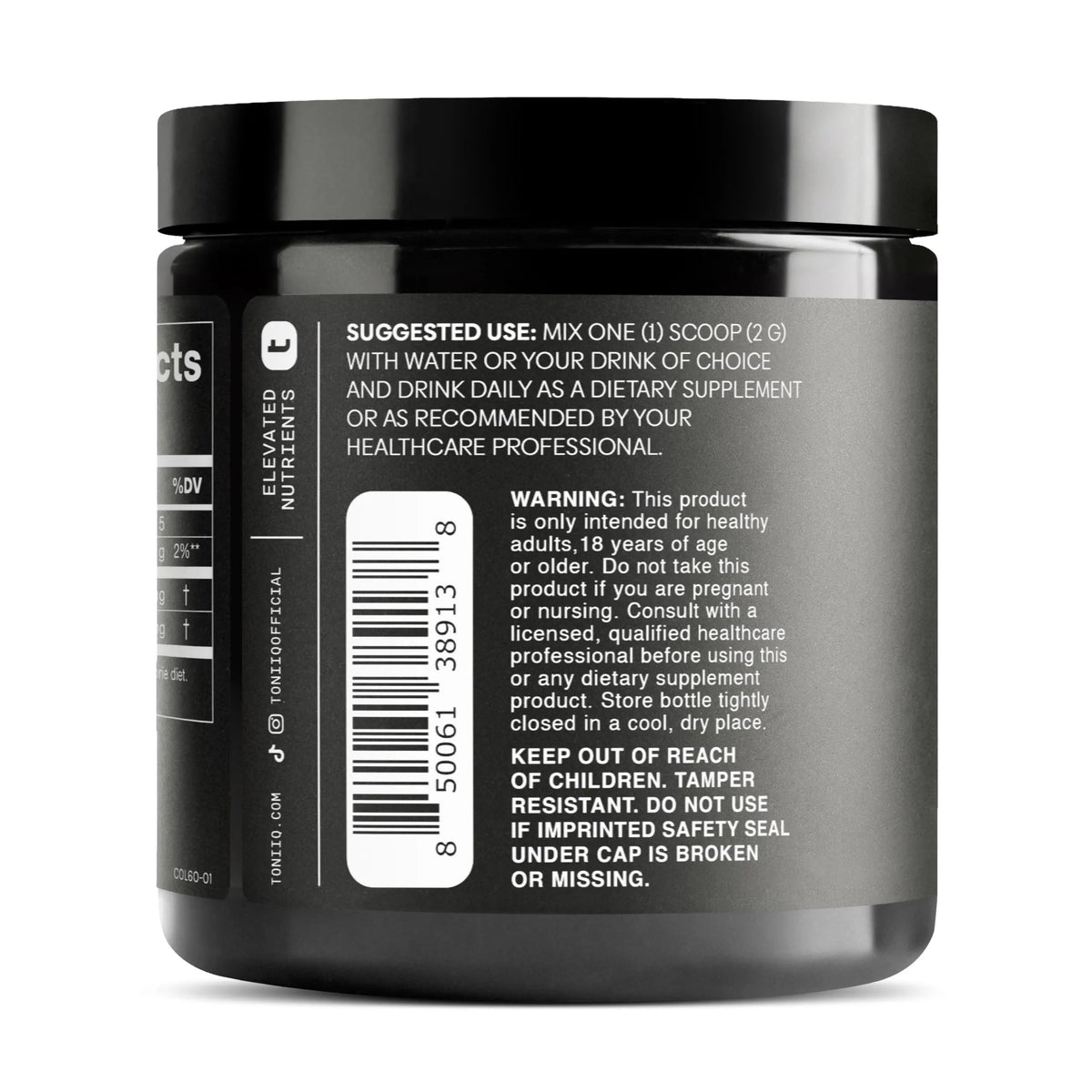 Ultra High Strength Bovine Colostrum Powder - 50% IgG - 2,000mg per Serving - Third Party Tested for Potency - Supports Immune, Gut, and Skin Health - 30 Servings -Premium Bovine Colostrum Supplement Toniiq buy supplements Au