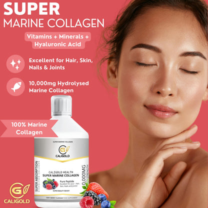 CALIGOLD Health Super Marine Collagen Liquid - Excellent for Hair, Skin, Nails and Joints CALIGOLDBuy Supplements Australia