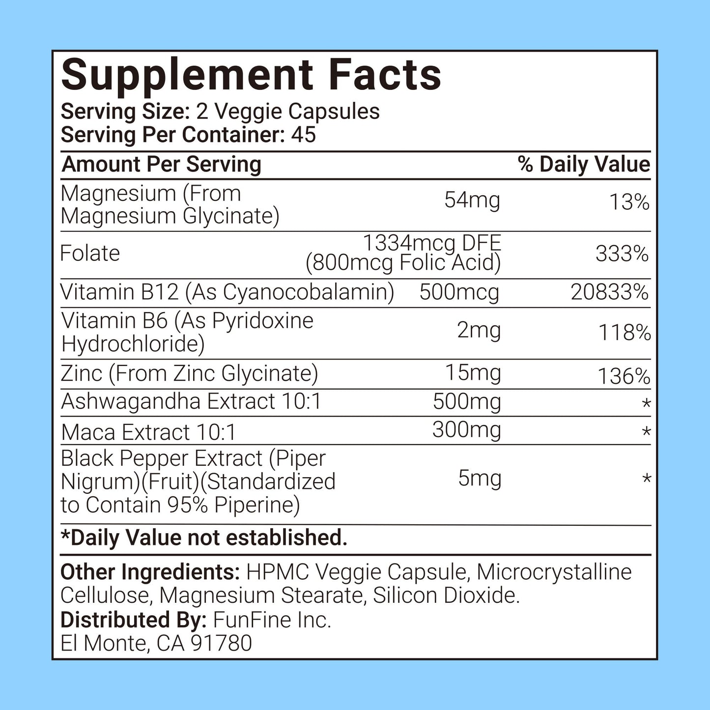 RevitaPlus 8-in-1 Ashwagandha Supplements with B12 B6 Magnesium Maca Zinc Folate, Cortisol Supplements for Women and Men Supports Stress Relief, Sleep, Energy, Focus(90 Capsules) RevitaPlusBuy Supplements Australia