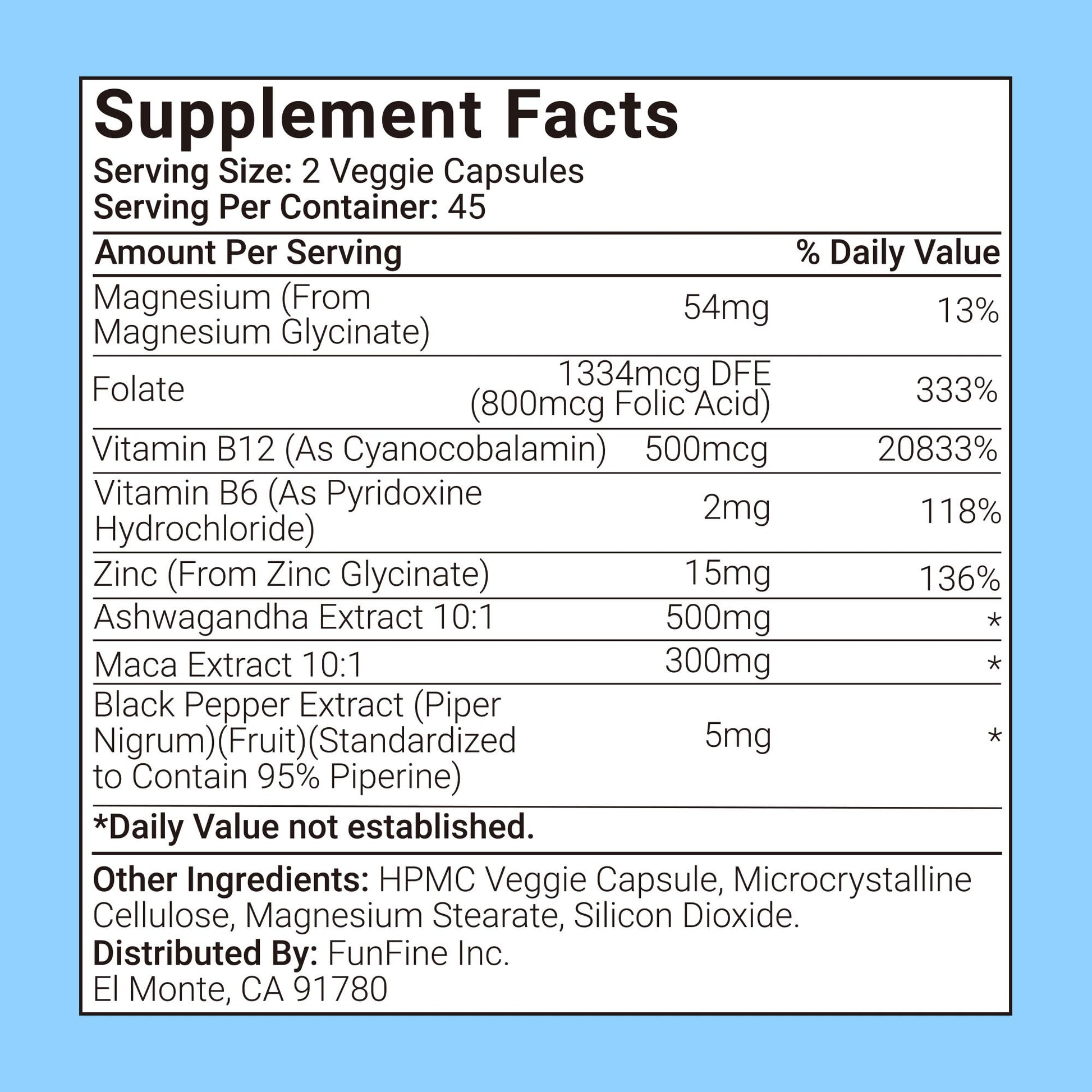 RevitaPlus 8-in-1 Ashwagandha Supplements with B12 B6 Magnesium Maca Zinc Folate, Cortisol Supplements for Women and Men Supports Stress Relief, Sleep, Energy, Focus(90 Capsules) RevitaPlusBuy Supplements Australia