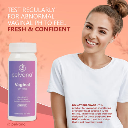 Pelvana Vaginal pH Balance Test Strips for Women 50 Strips - Vaginal pH Test Strips PelvanaBuy Supplements Australia