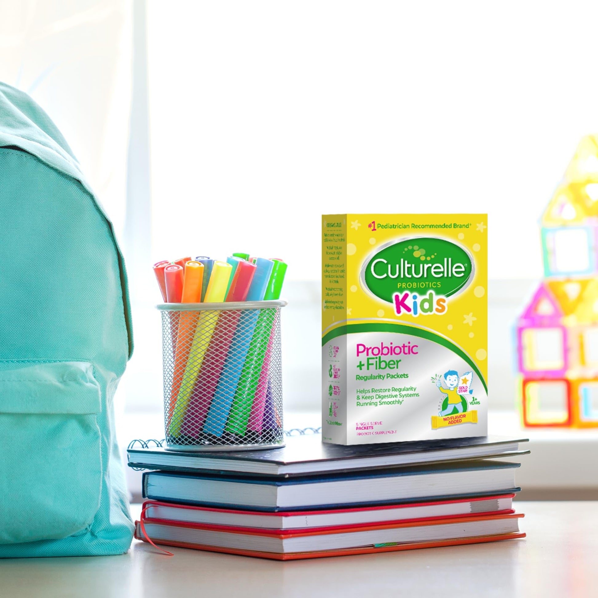 Culturelle Kids Probiotic + Fiber Packets (Ages 3+) - 24 Count - Digestive Health & Immune CulturelleBuy Supplements Australia